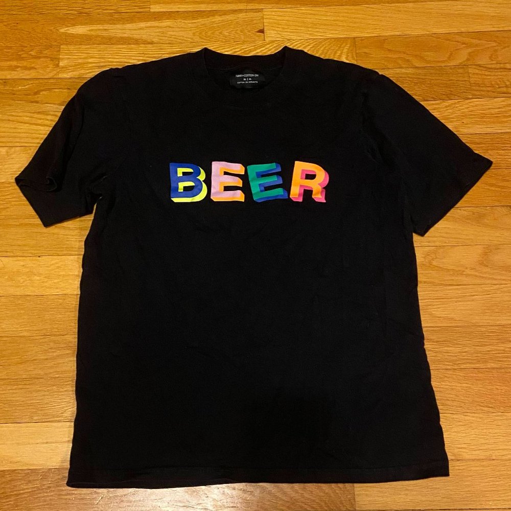 Cotton On Men's Graphic Beer T-Shirt
